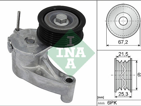 Intinzator curea, curea distributie (534071010 INA) VOLVO