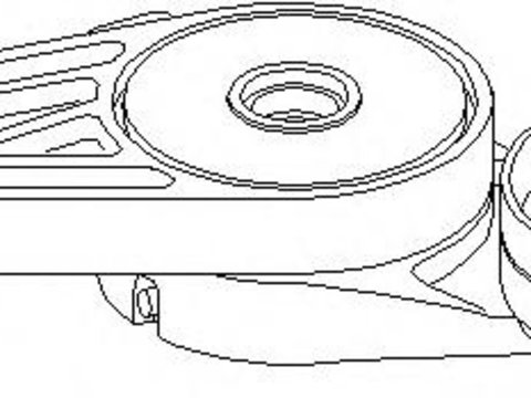 Intinzator curea, curea distributie AUDI A4 limuzina (8D2, B5), AUDI A6 limuzina (4A, C4), VW PASSAT limuzina (3B2) - TOPRAN 108 416