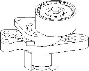 Intinzator curea, curea distributie Citroen BERLINGO I caroserie (M_), Citroen BERLINGO (MF), PEUGEOT RANCH caroserie (5) - TOPRAN 722 416