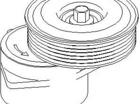 Intinzator curea, curea distributie FORD FIESTA Mk IV (JA_, JB_), FORD COURIER caroserie (J5_, J3_), FORD PUMA (EC_) - TOPRAN 304 096