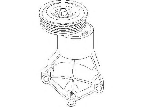 Intinzator curea, curea distributie FORD FIESTA Mk IV (JA_, JB_), FORD COURIER caroserie (J5_, J3_), FORD PUMA (EC_) - TOPRAN 304 097