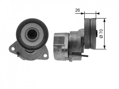 Intinzator curea, curea distributie GATES T38154