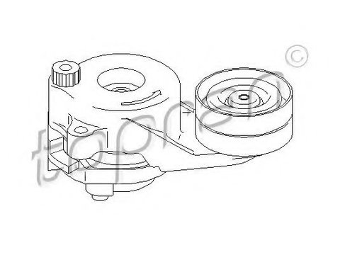 Intinzator curea, curea distributie MERCEDES M-CLASS (W164) (2005 - 2016) MTR 12140643