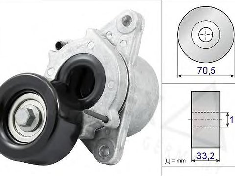 Intinzator curea, curea distributie NISSAN NAVARA (D22), NISSAN ARMADA (R51), NISSAN CAMIONES / FRONTIER (D40) - AUTEX 654845