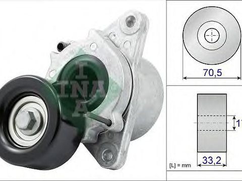 Intinzator curea, curea distributie NISSAN SERENA (C24) (1999 - 2005) INA 534 0435 10