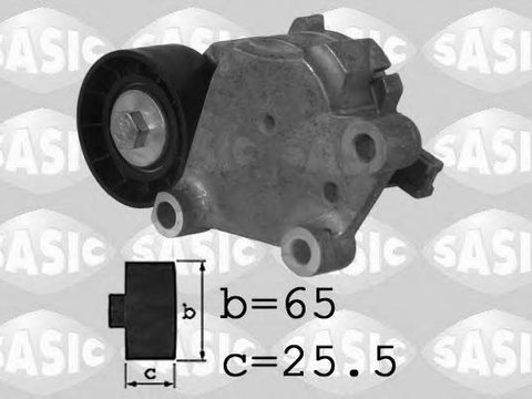 Intinzator curea, curea distributie PEUGEOT 206 hatchback (2A/C), PEUGEOT 206 CC (2D), PEUGEOT 307 (3A/C) - SASIC 1620001