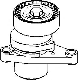 Intinzator curea, curea distributie PEUGEOT 307 (3A/C), Citroen C3 I (FC_), PEUGEOT 307 SW (3H) - TOPRAN 722 324