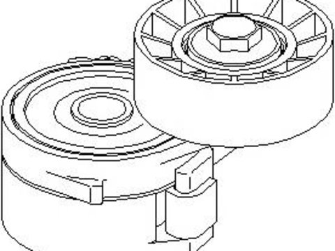 Intinzator curea, curea distributie PEUGEOT 806 (221), PEUGEOT 306 hatchback (7A, 7C, N3, N5), PEUGEOT 306 limuzina (7B, N3, N5) - TOPRAN 722 412