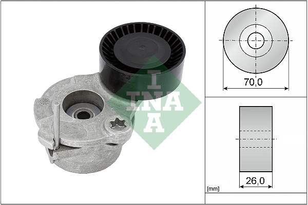 Intinzator curea, curea distributie Schaeffler INA 534063010 pentru AUDI Q7 (4MB, 4MG) 2015 2016 2017 2018 2019 2020 2021 2022 2023 2024