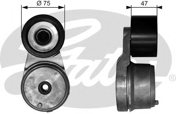 Intinzator curea curea distributie T38576 GATES pentru Nissan Navara Nissan Pick Vw Carat Vw Corsar Vw Passat Vw Quantum Vw Santana Iveco Eurotech Iveco Eurostar Iveco Stralis Iveco Eurotrakker Iveco Trakker