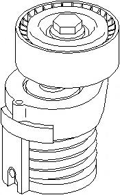 Intinzator curea, curea distributie VW POLO (9N_), SEAT IBIZA Mk IV (6L1), VW TOURAN (1T1, 1T2) - TOPRAN 110 378