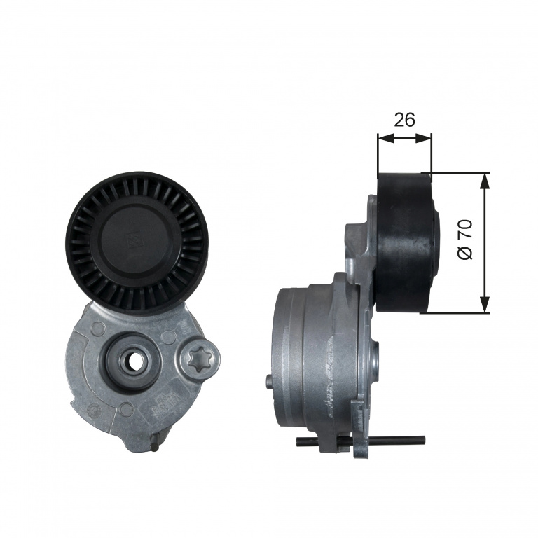 Intinzator curea distributie Gates AUDI A5 (8T3) 2011-2017 - T39333