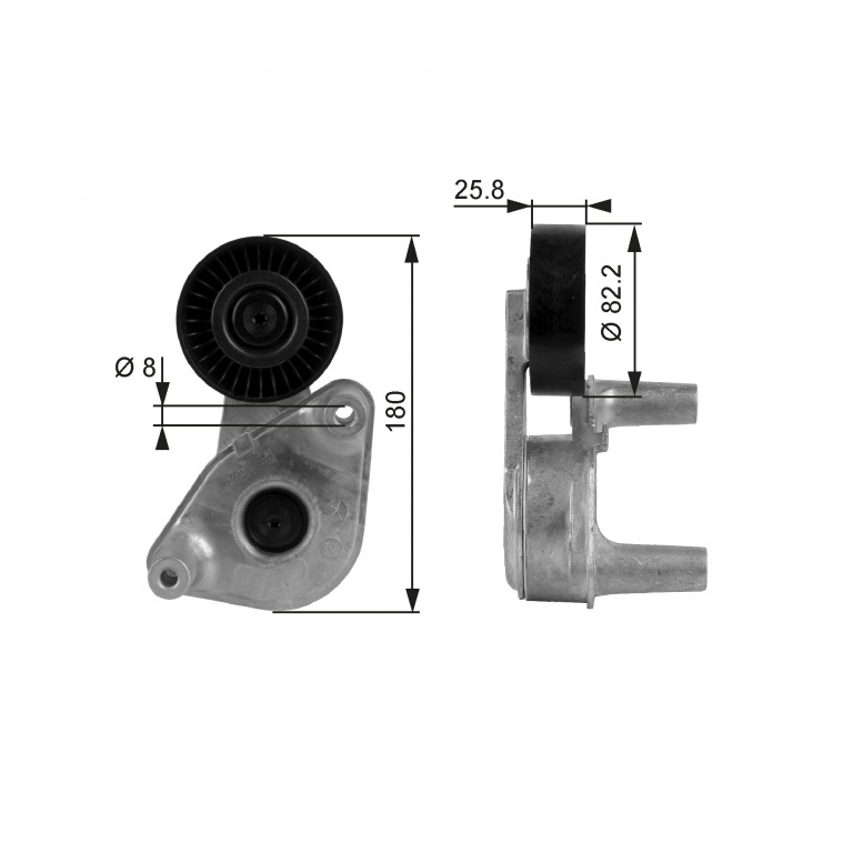 Intinzator curea distributie Gates HYUNDAI SONATA IV (EF) 1998-2005 - T38149