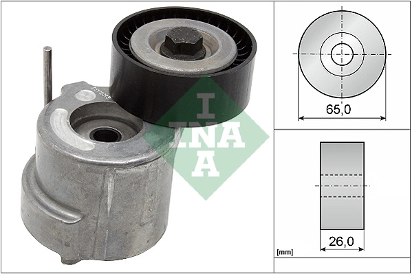 Intinzator curea distributie INA FIAT 500X (334_) 2014-2019 - 534 0404 10