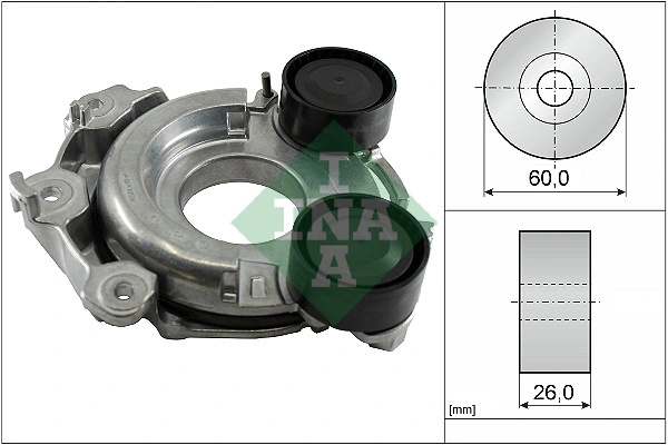 Intinzator curea distributie INA MAZDA 2 hatchback (DL, DJ) 2019-2025 - 534 0712 10