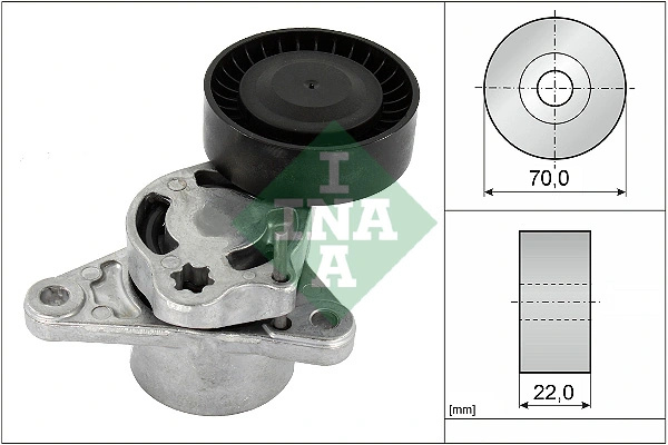 Intinzator curea distributie INA MERCEDES-BENZ S-CLASS (W222, V222, X222) 2017-2020 - 534 0709 10