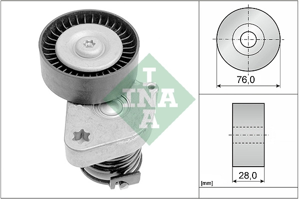 Intinzator curea distributie INA MERCEDES-BENZ SPRINTER 3,5-t bus (B906) 2008-2018 - 534 0081 30