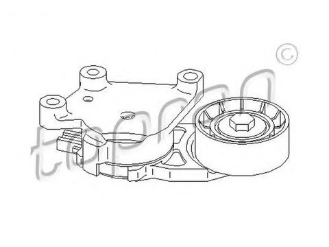 Intinzator curea FORD FOCUS II combi DA TOPRAN 304100 PieseDeTop