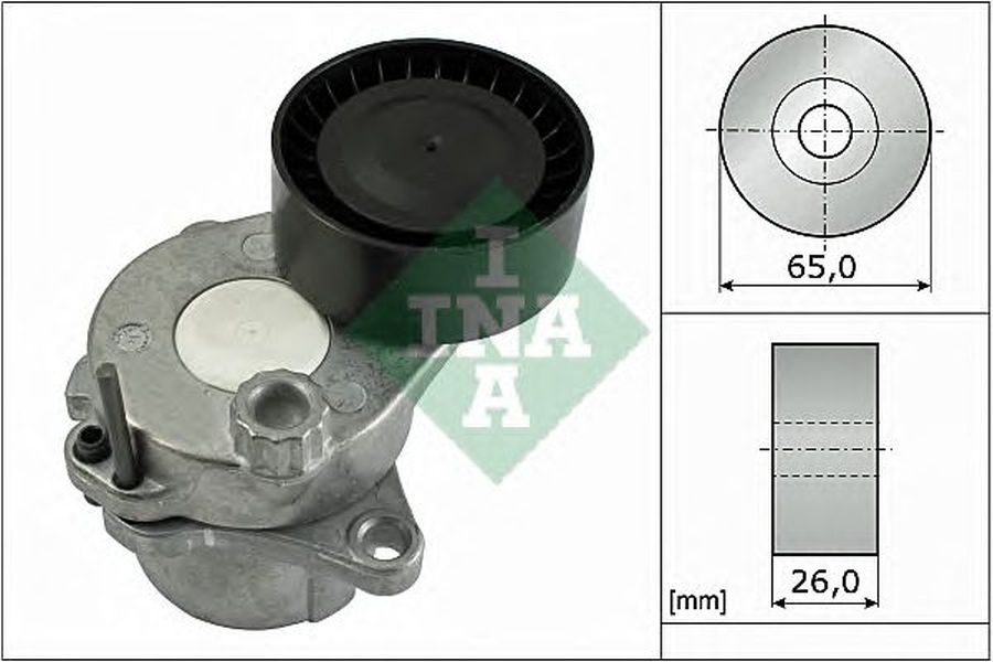 Intinzator curea MERCEDES-BENZ CLS Shooting Brake X218 INA 534044310