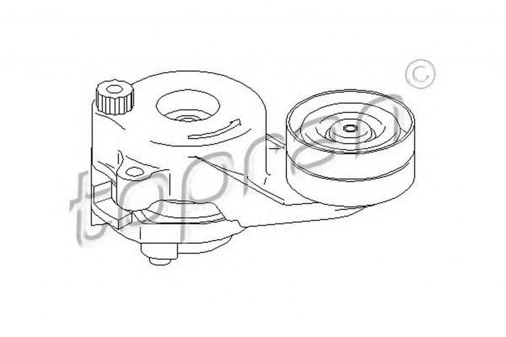 Intinzator curea MERCEDES-BENZ GLK-CLASS X204 TOPRAN 401918