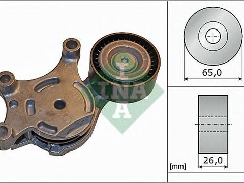 Intinzator curea PEUGEOT 107 INA 534007520