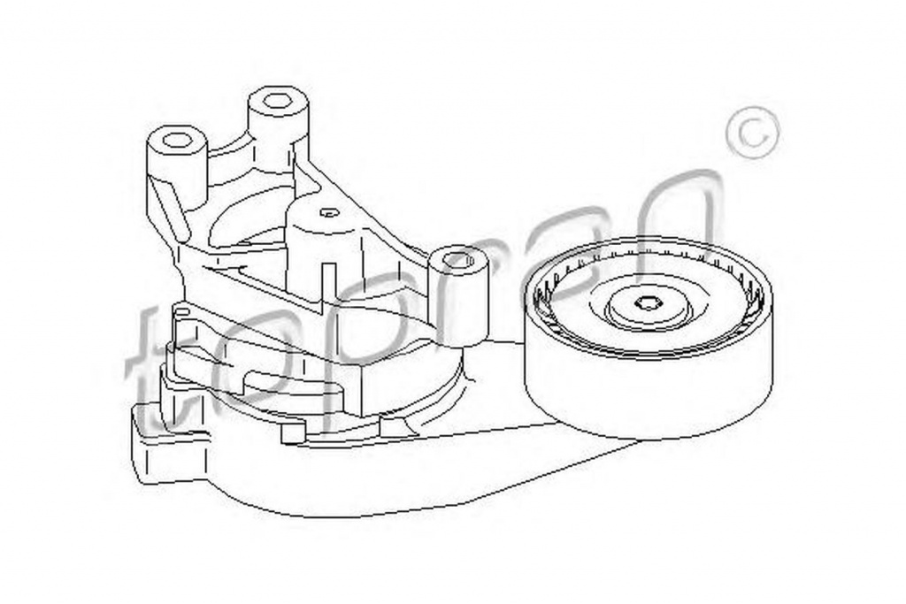 Intinzator curea SEAT ALTEA XL 5P5 5P8 TOPRAN 113207