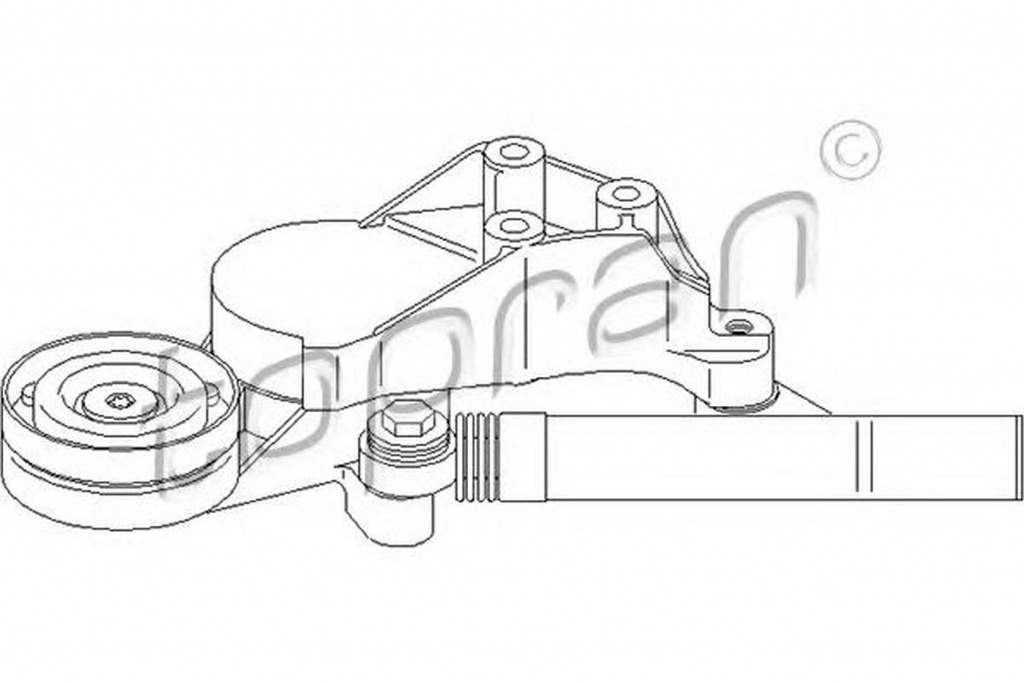 Intinzator curea SEAT IBIZA III 6K1 TOPRAN 109172