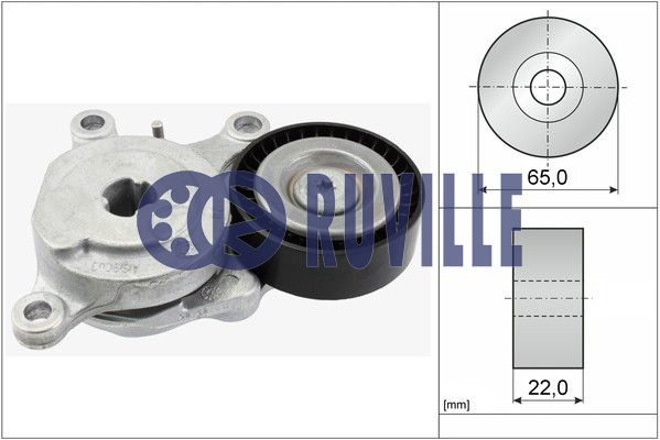 Intinzator,curea transmisie (57539 EVR) MERCEDES-BENZ