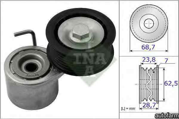 Intinzator curea transmisie AUDI A4 Avant 8K5 B8 INA 534 0487 10