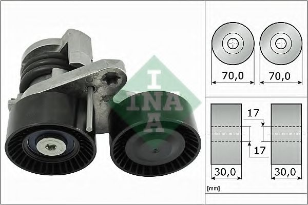 Intinzator,curea transmisie BMW 1 cupe (E82) (2007 - 2013) INA 534 0496 10