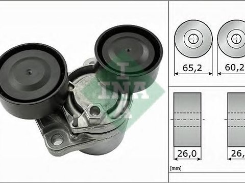 Intinzator,curea transmisie BMW 3 limuzina (E90), BMW 3 Touring (E91), BMW 3 cupe (E92) - INA 534 0505 10