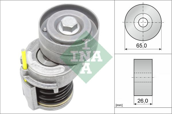 Intinzator.curea transmisie curea cu role tensionare generator de condus. alternator cu aer conditionat VW Golf V Jetta III Tigu VW TIGUAN (5N_), Crossover, 09.2007 - 07.2018 INA 534 0346 10