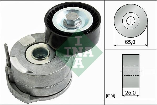 Intinzator.curea transmisie Multi-V belt tensioner FORD C-MAX II FOCUS III GALAXY II GRAND C-MAX KUGA I KUGA II MONDEO IV FORD KUGA II (DM2), Crossover, 05.2012 - INA 534 0403 10