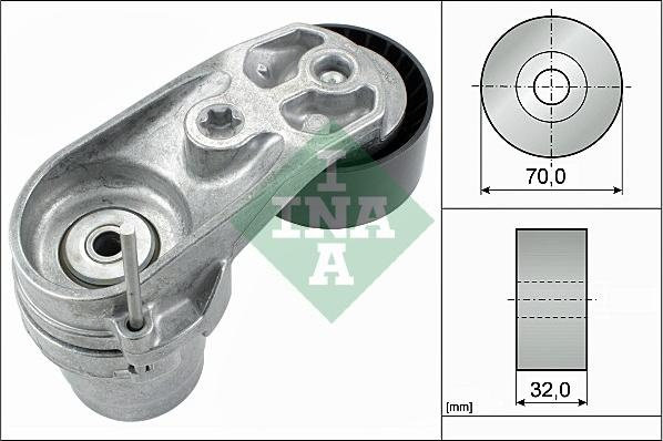 Intinzator.curea transmisie Multi-V belt tensioner BMW 1 F20 1 F21 2 F22 F87 2 F23 3 F30 F80 3 F31 3 GRAN TURISMO F34 4 F3 BMW 6 Gran III (F06), Compartiment, 03.2012 - 10.2018 INA 534 0433 10