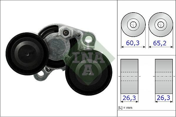 Intinzator.curea transmisie Multi-V belt tensioner BMW 1 F20 1 F21 2 F22 F87 3 E90 3 E91 3 E92 3 E93 3 F30 F80 3 F31 3 GRA BMW 6 Gran III (F06), Compartiment, 03.2012 - 10.2018 INA 534 0482 10