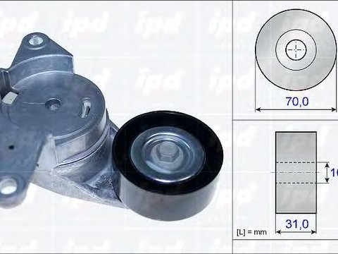 Intinzator,curea transmisie OPEL VECTRA C, OPEL VECTRA C GTS, VAUXHALL VECTRA Mk II (C) GTS - IPD 15-3842