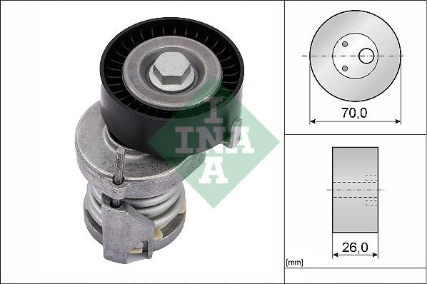 Intinzator.curea transmisie Rola curea de transmisie VOLKSWAGEN POLOGOLF SKODA OCTAVIAFABIA FELICIA 1.0-1.6 05.97- VW GOLF VI Variant (AJ5), Turism, 07.2009 - 07.2014 INA 534 0123 20