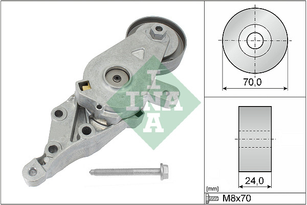 Intinzator,curea transmisie SKODA OCTAVIA 1996-2010 INA 534014030