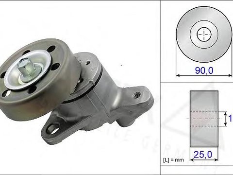 Intinzator,curea transmisie TOYOTA RAV 4 Mk II (CLA2_, XA2_, ZCA2_, ACA2_), TOYOTA PICNIC (_CLM2_, _ACM2_), TOYOTA RUNX (ZZE12_, NDE12_, ZDE12_) - AUT