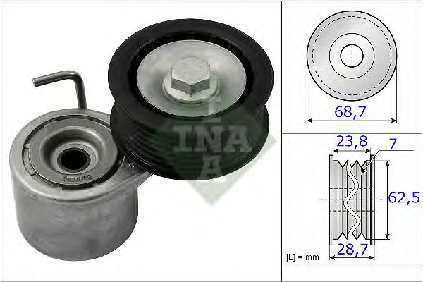 Intinzator curea trapezoidala AUDI A6 Avant (4G5, C7, 4GD) - Cod intern: M20406983 - LIVRARE DIN STOC in 24 ore!!!