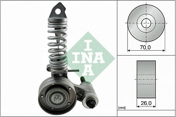 Intinzator curea trapezoidala OPEL ASTRA G Delvan (F70) - Cod intern: W20202779 - LIVRARE DIN STOC in 24 ore!!!