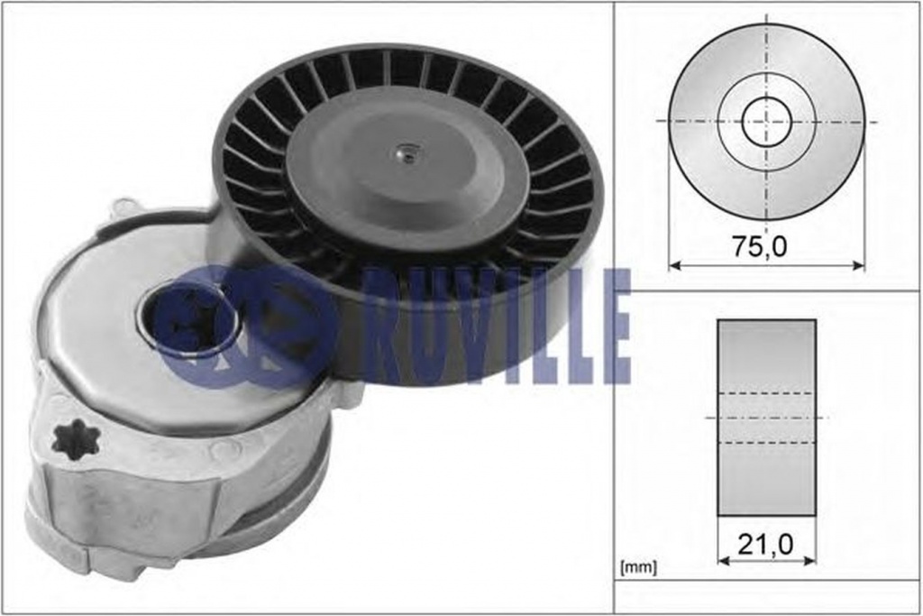Intinzator curea VOLVO V40 hatchback RUVILLE 56507