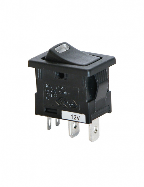 Intrerupator basculant cu LED 12V - Rosu CAR0810685