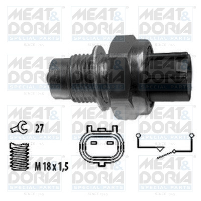 Intrerupator de mers inapoi CITROEN C1 PEUGEOT 107 TOYOTA AURIS AYGO COROLLA COROLLA VERSO MR2 III YARIS 10.99-09.14 MEAT-DORIA 36068