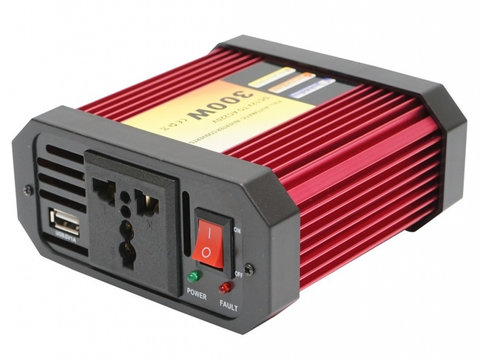 Invertor Tensiune 12V-220V 300W Cu USB Breckner Germany BK92999