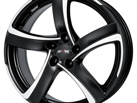 Janta aliaj ALUTEC SHARK RACING SCHWARZ FRONTPOLIERT CB63.3 4/108 15X6 ET47.5