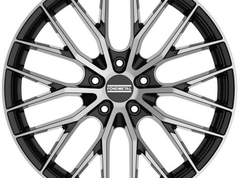 Janta aliaj FONDMETAL MAKHAI (FMI05) GLOSSY BLACK MACHINED CB72.5 Ring Seat 5/120 21X10 ET41