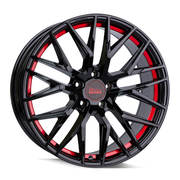 Janta aliaj MAM Leichtmetallräder RS4 BPRI - Black Painted Red Inside CB72.6 5/108 20X8.5 ET45