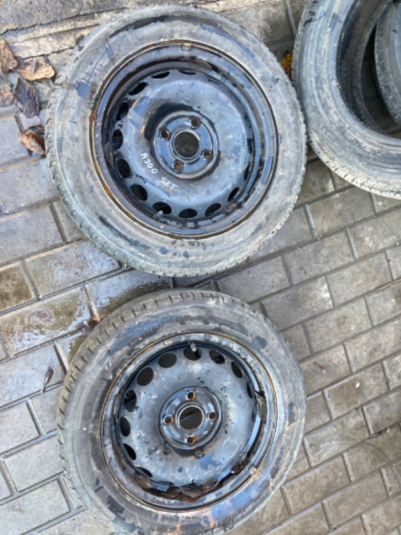 Janta tabla pe 14" roata rezerva 4x100 et 35 toyota aygo 107 c1 anvelopa 165/65/14