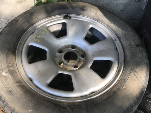 Janta tabla roata rezerva pe 16" 5x108 renault scenic rx4 cu anvelopa 215/60/16